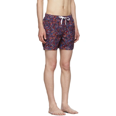 Shop Onia Multicolor Butterflies Charles Swim Shorts In 960 Multi