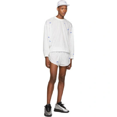 Shop Adidas Originals By Alexander Wang White Aw Shorts