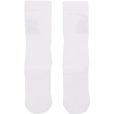 Shop Y-3 White Logo Socks