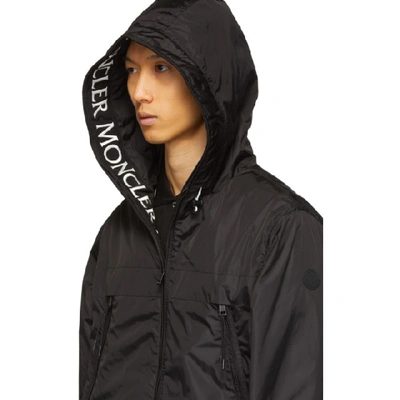 Shop Moncler Black Massereau Jacket