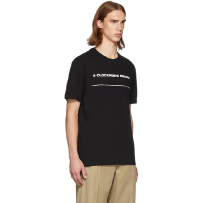Shop Undercover Black A Clockwork Orange Print T-shirt