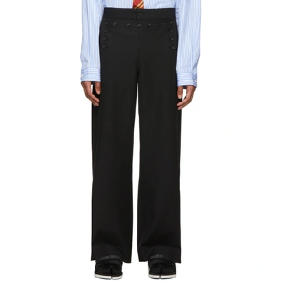 Shop Sankuanz Black Sailor Trousers