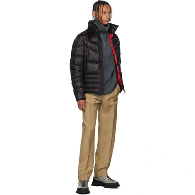 Shop Moncler Grenoble Black Canmore Puffer Jacket In 999 Black