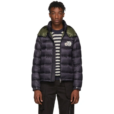 Shop Moncler Navy Down Bramant Jacket In 742 Navy