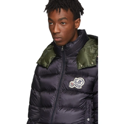 Shop Moncler Navy Down Bramant Jacket In 742 Navy