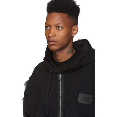 Shop Faith Connexion Black Ntmb Edition Logo Hoodie In 001 Black