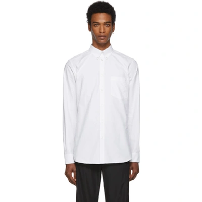 Shop Givenchy White Embroidered Shirt In 100 White