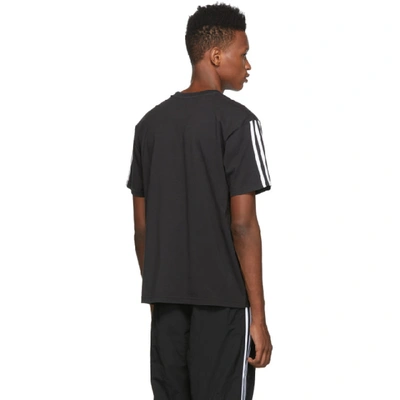 Shop Adidas Originals Black Outline Trefoil T-shirt