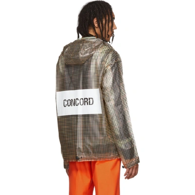 Sankuanz Check Pattern Jacket In Beige Check