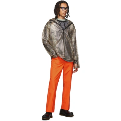 Sankuanz Check Pattern Jacket In Beige Check