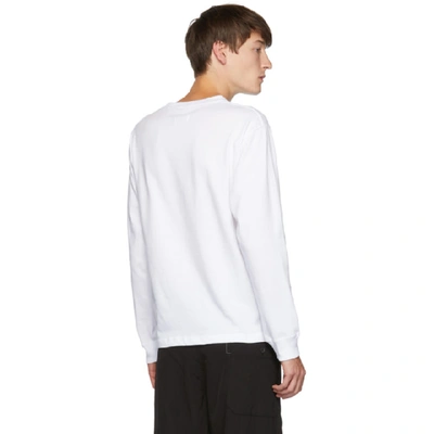 Shop Yohji Yamamoto White New Era Edition Long Sleeve T-shirt