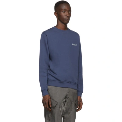 AFFIX 海军蓝基础款套头衫