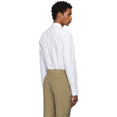 Shop Maison Margiela White Cotton Shirt In 100 White