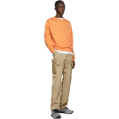 Shop Affix Orange Basic Sweatshirt In Orangw