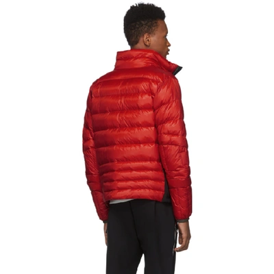 Shop Moncler Grenoble Red Canmore Puffer Jacket In 324 Red