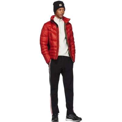 Shop Moncler Grenoble Red Canmore Puffer Jacket In 324 Red