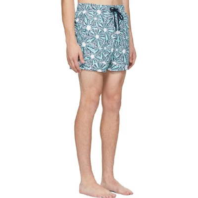 Shop Vilebrequin Blue Oursinade Moorea Swim Shorts In Bleu Marine