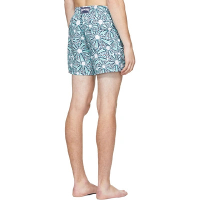 Shop Vilebrequin Blue Oursinade Moorea Swim Shorts In Bleu Marine