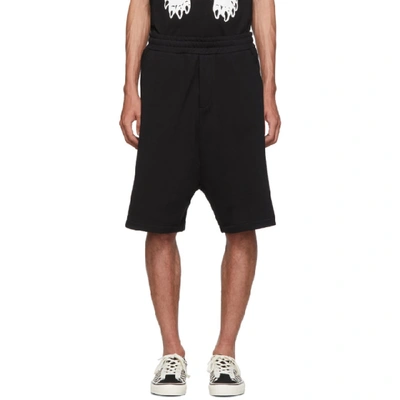 Shop Mcq By Alexander Mcqueen Mcq Alexander Mcqueen Black Mcq Swallow Dart Low Crotch Shorts In 1000 Black