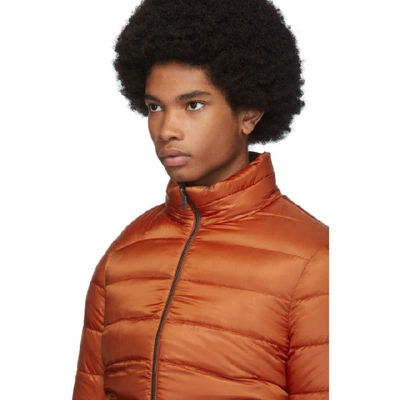 Shop Herno Reversible Orange Ultralight Down Jacket In 5401 Zucca
