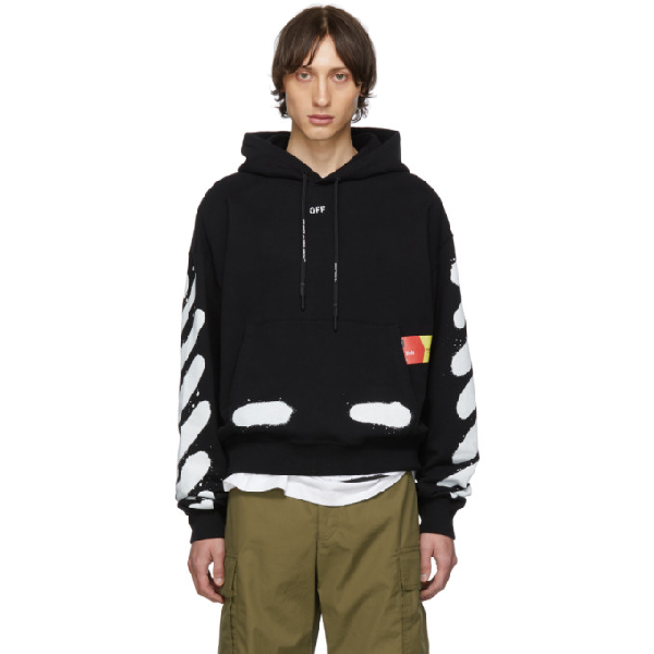 spray paint off white hoodie