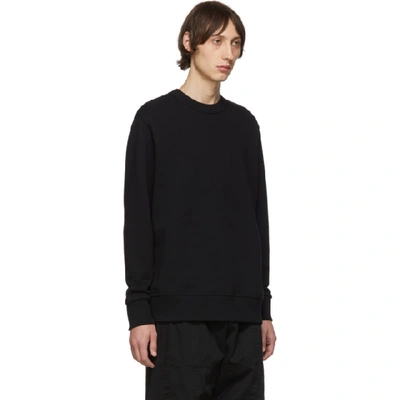 Shop Burberry Black Acklow Mj Wear Sweatshirt