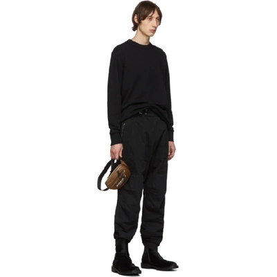 Shop Burberry Black Acklow Mj Wear Sweatshirt