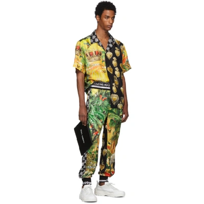 Shop Dolce & Gabbana Dolce And Gabbana Multicolor Mix Hawaii Shirt In S9000 Mixha