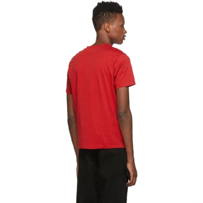 Shop Kenzo Red Classic Tiger T-shirt In 21 Medred