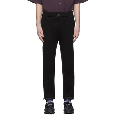 Shop Prada Black Technical Cotton Trousers