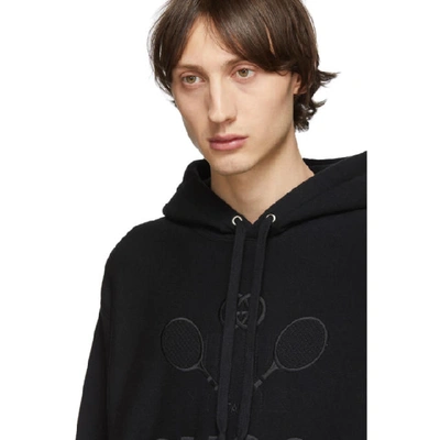 Shop Gucci Black Tennis Club Hoodie