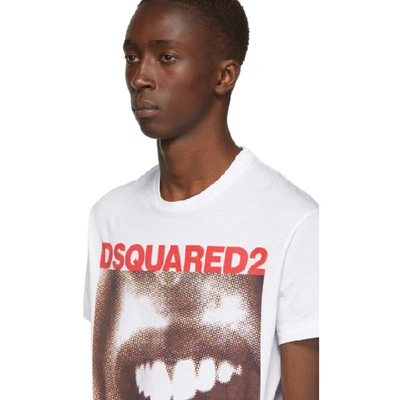 Shop Dsquared2 White Cool Fit T-shirt In 100 White