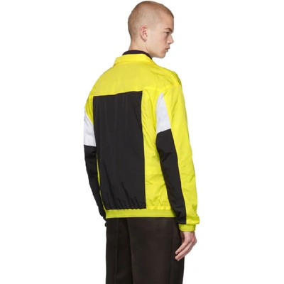 Shop Givenchy Yellow Zippered Windbreaker Jacket In 730 Brgtylw