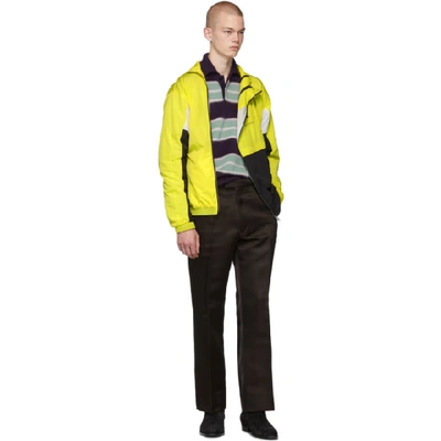 Shop Givenchy Yellow Zippered Windbreaker Jacket In 730 Brgtylw
