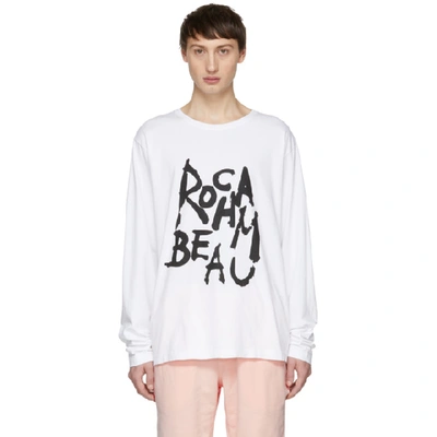 Shop Rochambeau White Logo Core T-shirt