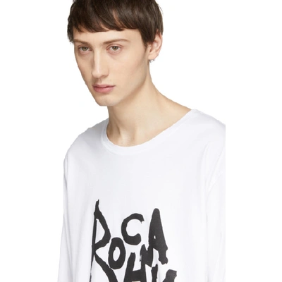 Shop Rochambeau White Logo Core T-shirt