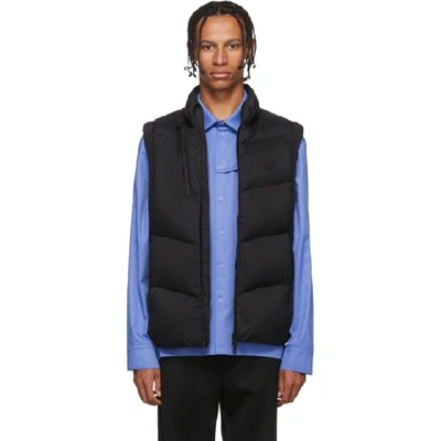 Shop Moncler Black Down Jacot Vest In 999 Black