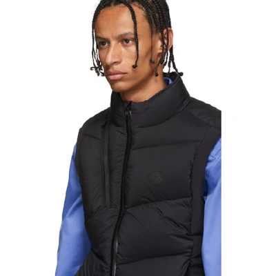 Shop Moncler Black Down Jacot Vest In 999 Black