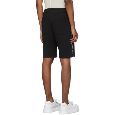 Shop Balmain Black Basketball Shorts In 0pa Noir