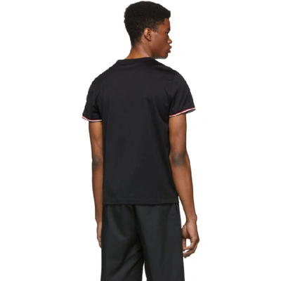 Shop Moncler Black Pocket T-shirt In 999 Black