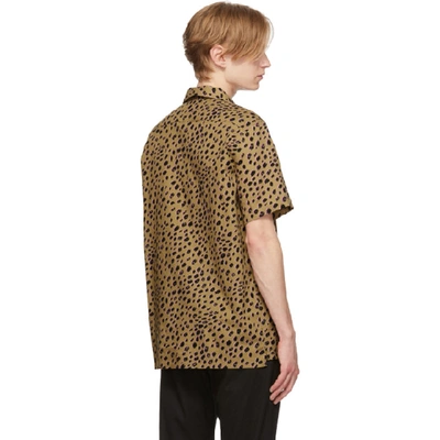 Shop Ps By Paul Smith Tan Cheetah Short Sleeve Shirt In 62 Tan