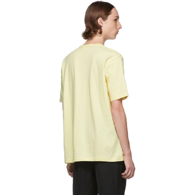 Shop Junya Watanabe Yellow Graphic T-shirt In 2 Yellow