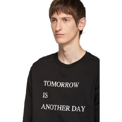 Shop Takahiromiyashita The Soloist Takahiromiyashita Thesoloist. Black Tomorrow Is Another Day Long Sleeve T-shirt