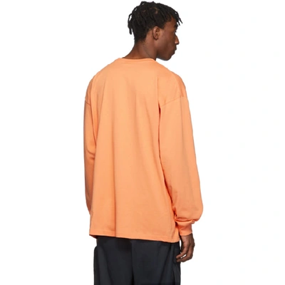 Shop Nike Orange Acg Long Sleeve T-shirt In 892 Orange