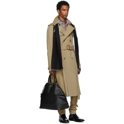 Shop Alexander Mcqueen Beige Harness Light Trench Coat In 9730 Beige