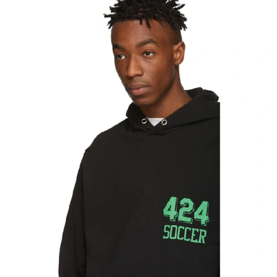 Shop 424 Black Soccer Hoodie
