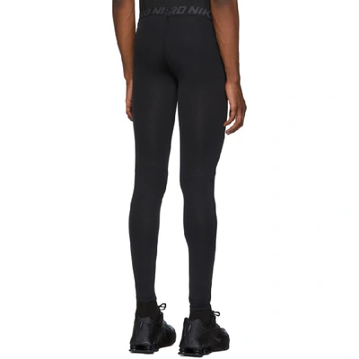 Shop Alyx 1017  9sm Black Nike Edition Running Tights In Blk0001