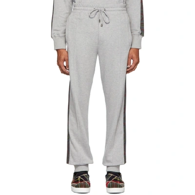 Shop Etro Grey And Multicolor Travel Lounge Pants In 0003 Grey