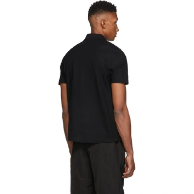 Shop Versace Black Big Medusa Polo