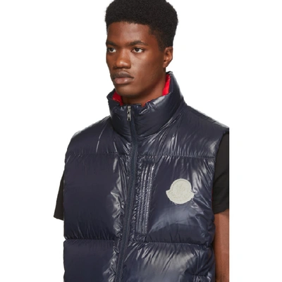 Shop Moncler Genius 2 Moncler 1952 Navy Down Nambour Vest In 742 Navy